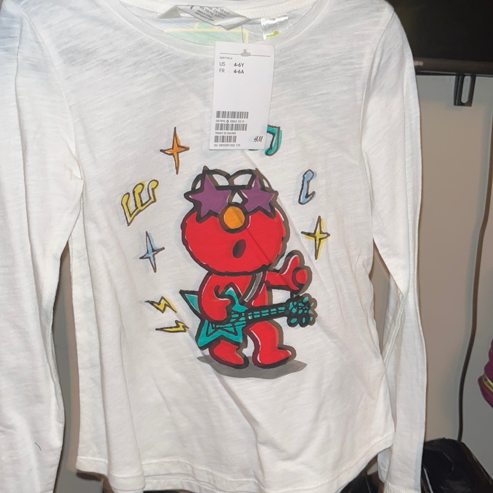 HM Elmo shirt size 4/6 new